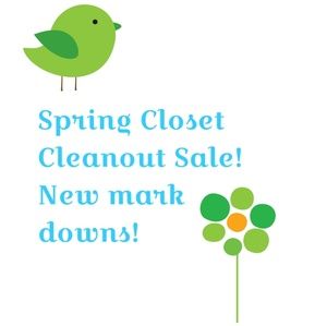 Closet Cleanout Sale!